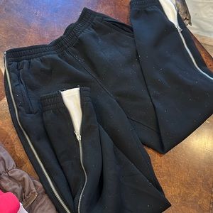 Rag & bone modular zip sweatpants